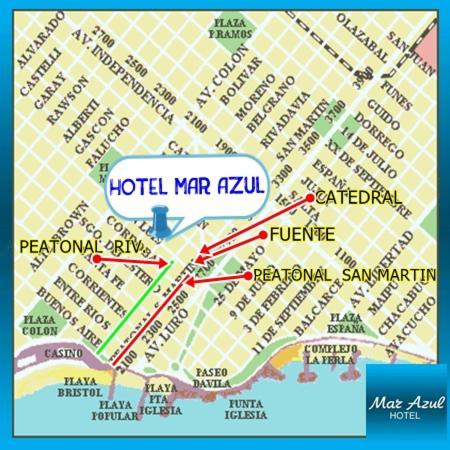מר דל פלאטה Hotel Mar Azul מראה חיצוני תמונה